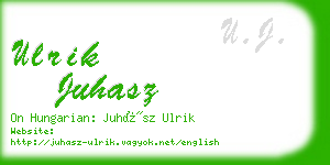 ulrik juhasz business card